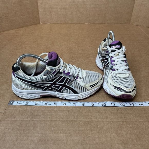 Asics Womens Gel Contend T2N8N White Running Shoes Sneakers Size 7.5 - Picture 9 of 10